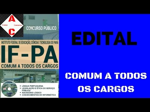 Edital Concurso IF-PA 2016 - Comum a Todos os Cargos