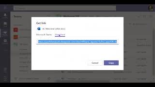 DID YOU KNOW: Sharing links Microsoft Teams