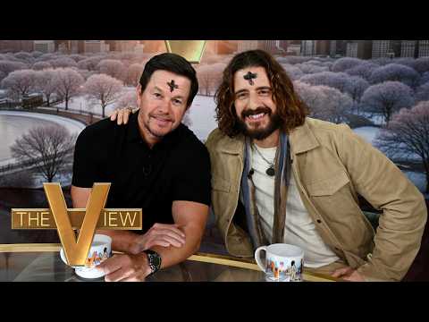 Mark Wahlberg And Jonathan Roumie Kick Off Their 'Pray 40' Lent Challenge | The View