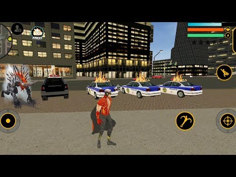 Energy Joe (Energy Man Fight Red Car Robot and Police Man) Energy Joe Destroy - Android Gameplay HD