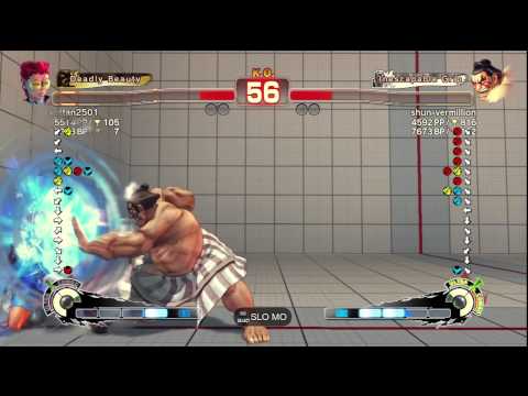 SSF4 AE Ver. 2012: kottan2501 [C. Viper] vs. shun-vermillion [E. Honda] - PSN Ranked Match