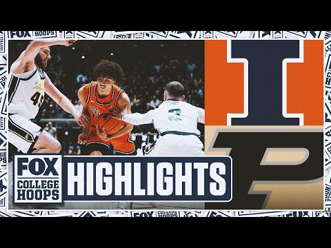 No. 11 Illinois Fighting Illini vs. No. 4 Purdue Boilermakers Highlights 🏀 FOX College Hoops
