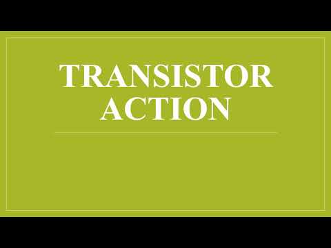 Transistor Action