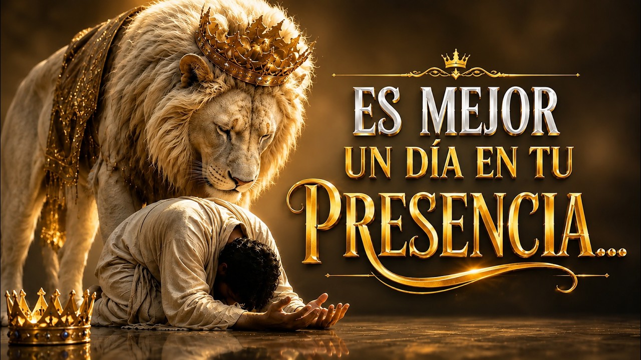 🔥MEJOR ES UN DÍA CONTIGO QUE MIL LEJOS DE TI 🙏 😭| Adoración Espiritual Profunda