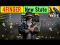 Pubg New State 4 Fingers Control Settings | Best 4 Fingers Settings (new state) hindi