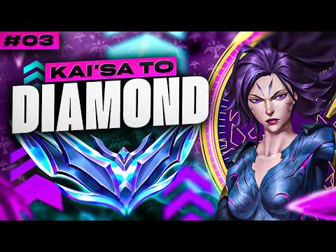 How to Play Kai'Sa in Low Elo - Kai'Sa Unranked to Diamond #3 | Kai'Sa ADC Gameplay Guide