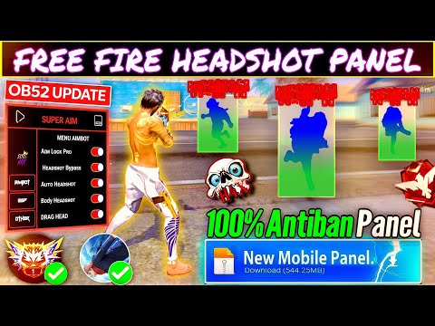 Free Fire Panel Mobile 🔥 FF Antiban Panel OB52 | Free Fire Hack New 😈 FF Injector 2026 | FF Panel