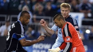 HIGHLIGHTS: SJ Earthquakes vs. Sporting KC | August 18th, 2013