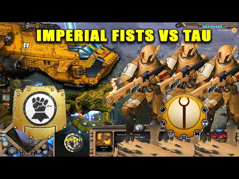 Tau vs Space Marines 1v1 – Massive Battle Mayhem! Dawn of War Definitive Edition