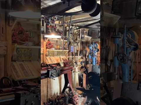 What keeps flat belts on the pulleys? #oldschool