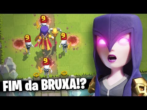 FIM da NOVA BRUXA Royale no Clash Royale...!?