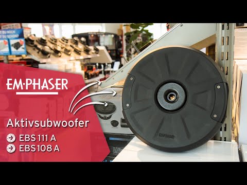 Emphaser EBS108A / EBS111A: DER Subwoofer für die Reserveradmulde!