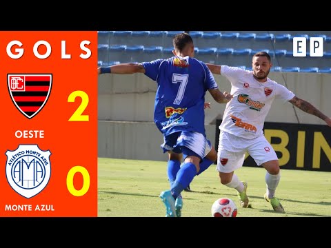 Gols de Oeste 2 x 0 Monte Azul pela abertura da Série A2 do Paulistão