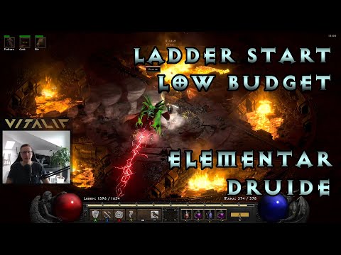 Elementar Druide für Ladder Start - Low Budget - Guide für D2R