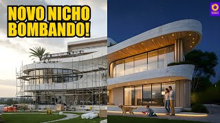 Como Ganhar em dólar todo Mês com Vídeos de Construção IA (Google Whisk + Meta AI)