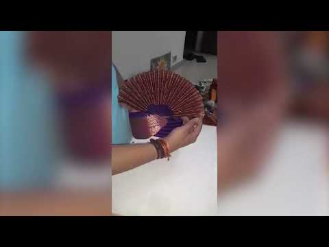 Traditional India Style Pheta Pagri Safa for Hindu God and Goddess Shringar video