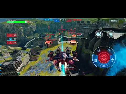 Playing ouming with rocket launcher in war robot test server