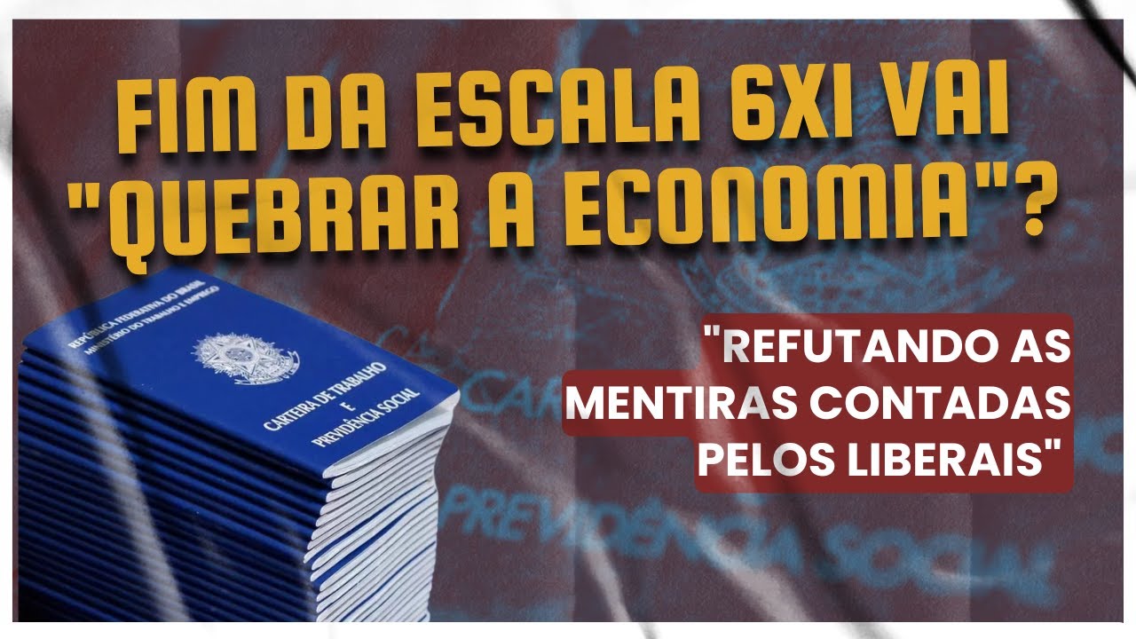 Fim da escala 6x1 vai "quebrar a economia" ?