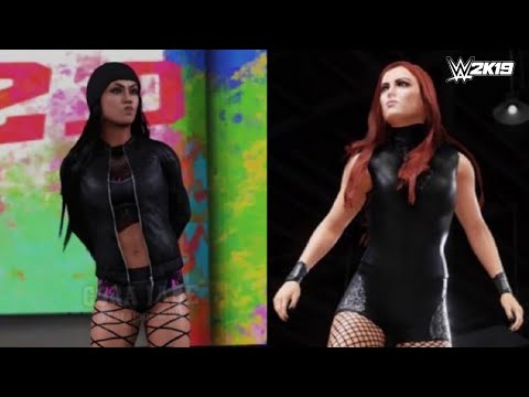 Cora Jade vs Becky lynch - WWE 2K19