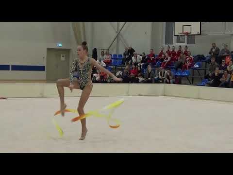 Nikola Jēkabsone ribbon final Latvijas Republikas čempionāts 08 12 2019