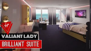 Virgin Voyages Valiant Lady | Brilliant Suite | Full Walkthrough Room Tour & Review 4K
