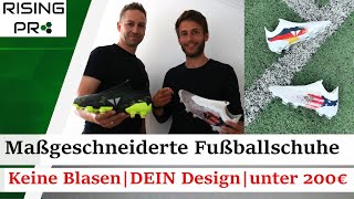 Maßgeschneiderte Fußballschuhe | KEINE Blasen - DEIN Design - UNTER 200€ | Rising Pro