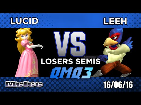QMQ3 - Singles - Losers Semis - Lucid (Peach) VS Leeh (Falco)
