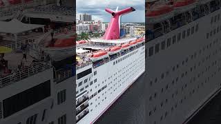 Carnival Paradise docked in Port of Tampa on Aug 10th 2025 #porttampa #cruise #tampa #tampacruise