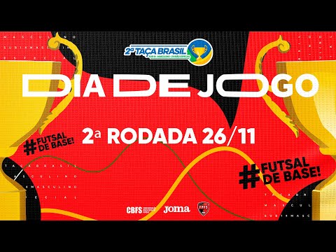 Taça Brasil Sub14 Masculino Divisão Especial | 2º Rodada Completa | Ao Vivo