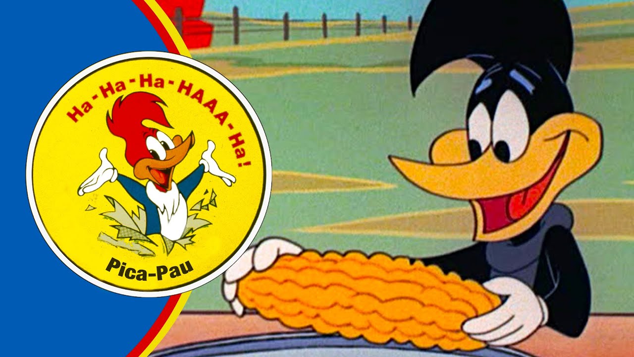 Pica-Pau Se Disfarça de Corvo | 2.5 Horas de Episódios Antigos | Pica-Pau em Português