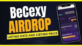 Download lagu BeCexy Airdrop Listing Date And Listing Price : Above $1 ? mp3