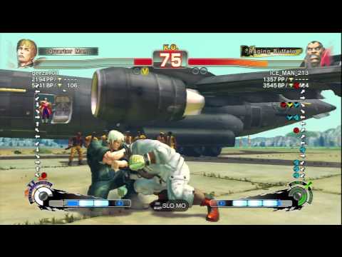 geeza101 (Cody) Vs ICE_MAN_213 (Balrog) SSF4 AE Ranked Matches - PSN