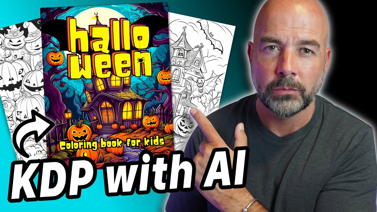Use AI to Create Halloween KDP Coloring Books to Sell on Amazon