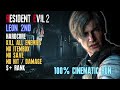 Resident Evil 2 Remake Leon 2nd Hardcore 100 Kill All Enemies No Save No Hit Damage S