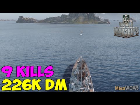 World of WarShips | Siegfried | 9 KILLS | 226K Damage - Replay Gameplay 1080p 60 fps