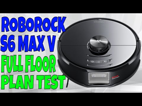 RoboRock S6 MAX V Robot Vacuum - First Run of FULL floor plan + Impressions