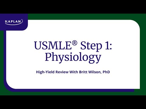 USMLE Step 1: Physiology High-Yield Review