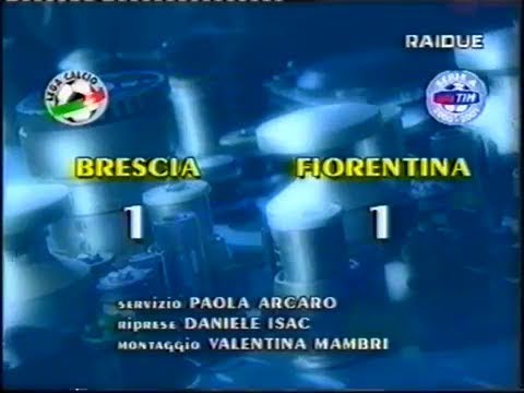 2000-01 (3a - 22-10-2000) Brescia-Fiorentina 1-1 [Hubner,Leandro] Servizio D.S.Rai2