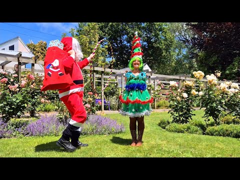 Tinsel And Twirls - Christmas Hula Hoop Dance By Joy Donaldson ft. Santa