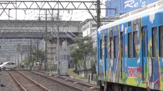preview picture of video '【京阪電鉄】10000系10006F%きかんしゃトーマス号2013%交野線運用@郡津('13/07)'