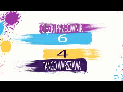 CIĘŻKI PRZECIWNIK 6 : 4 TANGO WARSZAWA - II LIGA - 1 KOLEJKA - SEZON ZIMA 2020