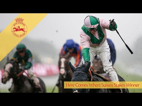 Here Comes When wins the Qatar Sussex Stakes
