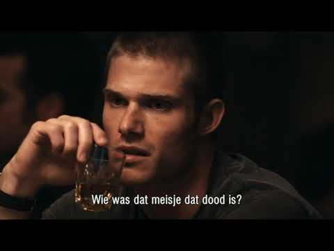 Trailer composition: flashbulb cuts in a murder scene as the score surges