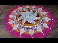 Diwali Special Easy Sanskar Bharti Rangoli Using Plastic Bag | संस्कार भारती रांगोळ