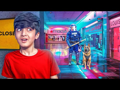 I Survived Overnight in a Mall !