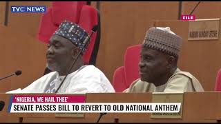 Senate Passes Bill To Return to Old National Anthem, 