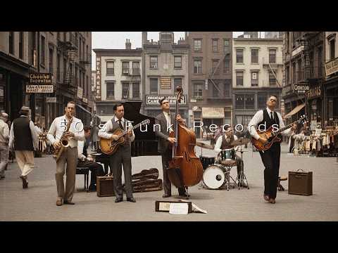 1950s Street Jazz Funk Instrumental 🎷 Big Band Jazz Fusion Radio | Vintage Vibes