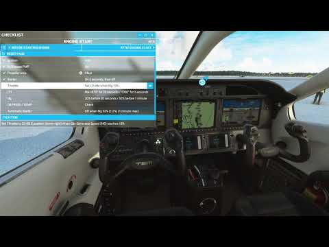 Starting up the Daher TBM 930 from Cold and Dark state