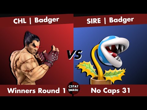 NO CAPS #31 - Badger (Kazuya) vs Badger (Piranha Plant) Pools Super Smash Bros Ultimate