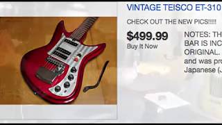 Video thumbnail for Teisco Del Ray ET 230 Electric Guitar by Progressive Guitar Studio